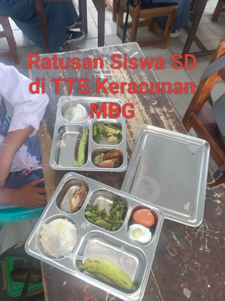 Ratusan Siswa di TTS Alami Keracunan Massal, Diduga dari Menu MBG