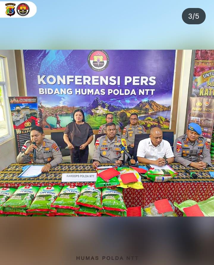 Polda NTT Bongkar Modus Curang Penjualan Beras dan Penyalahgunaan SPHP Bulog