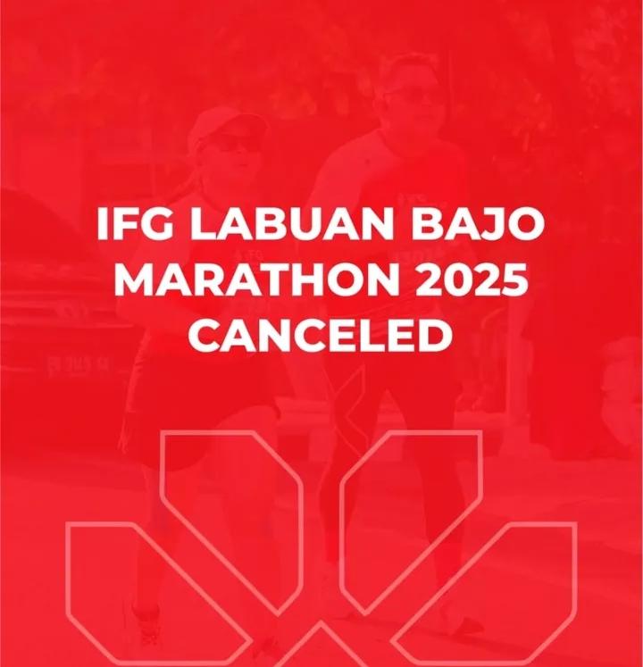 IFG Marathon 2025 di Labuan Bajo Resmi Dibatalkan karena Dampak Erupsi Gunung Lewotobi